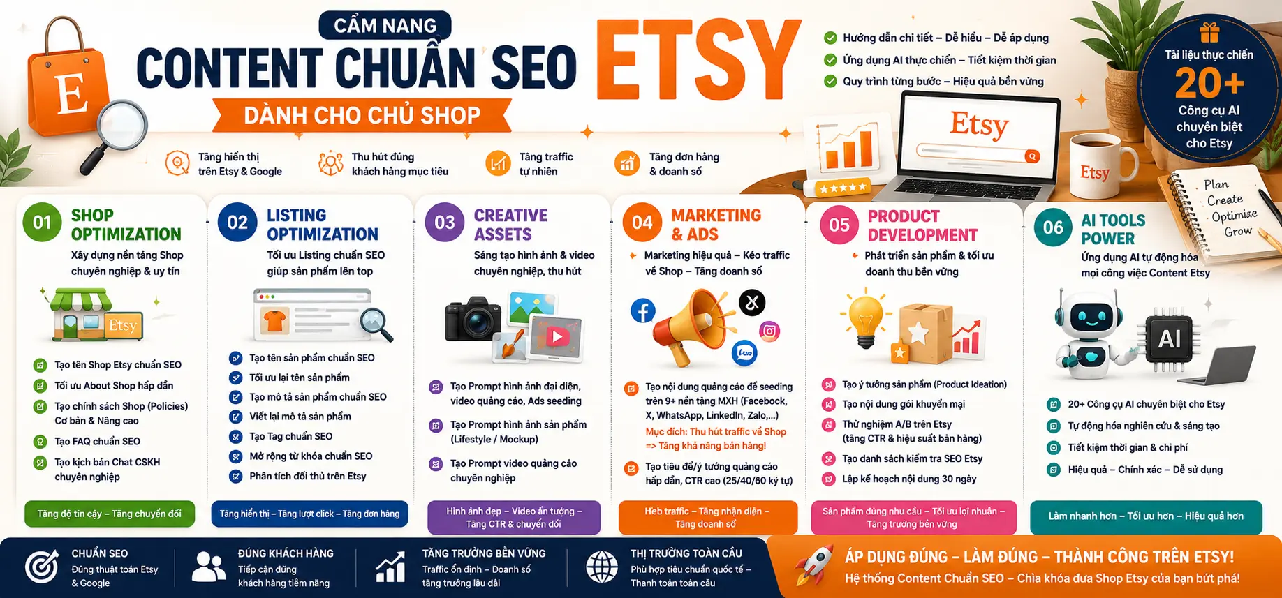 Hướng dẫn SEO Etsy dành cho chủ Shop